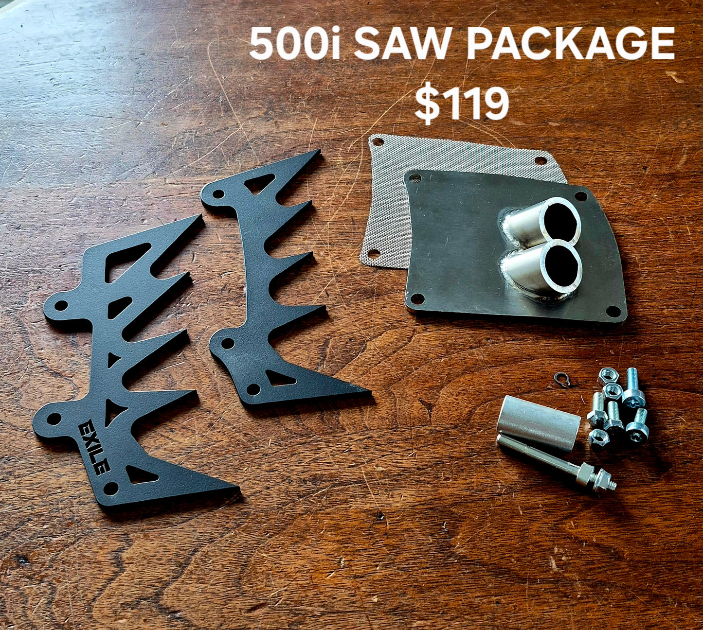 500i SAW PACKAGE - FACEPLATE / AR500 SPIKES / HARDWARE