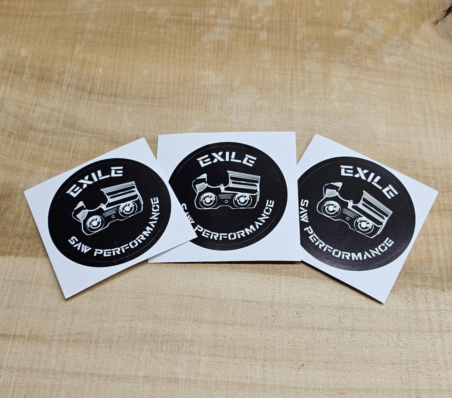 EXILE SAW STICKERS 3-PACK (VINYL)